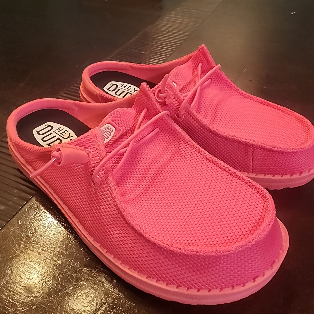 Hey Dude Pink Shoes